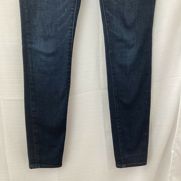Ann Taylor High Rise Super Skinny Modern Fit Dark - Picture 7 of 9